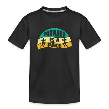 Course lente Drôle Jogging Marathon Runner - T-shirt bio Premium Enfant - noir - Devant