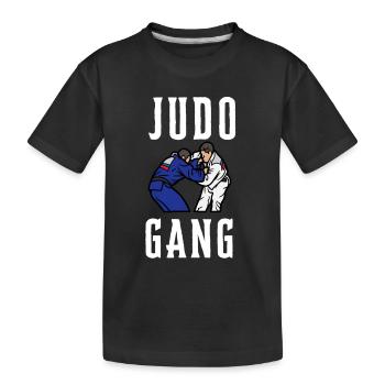 Judo Judoka Jiu Jitsu And Taekwondo Martial Arts - Kids' Premium Organic T-Shirt - black - Front