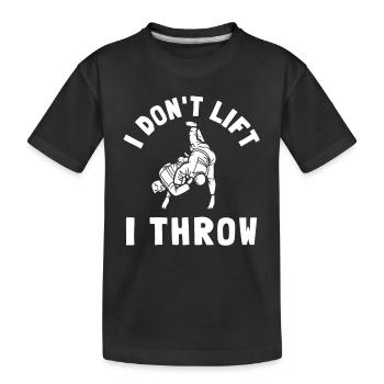 Judo Judoka Jiu Jitsu And Taekwondo Martial Arts - Kids' Premium Organic T-Shirt - black - Front