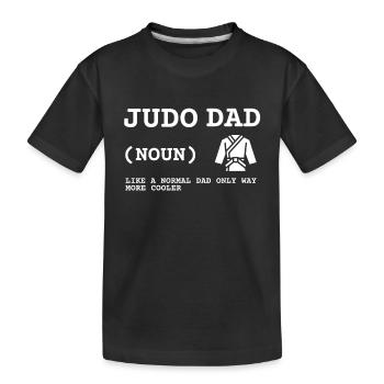 Judo Judoka Jiu Jitsu And Taekwondo Martial Arts - Kids' Premium Organic T-Shirt - black - Front