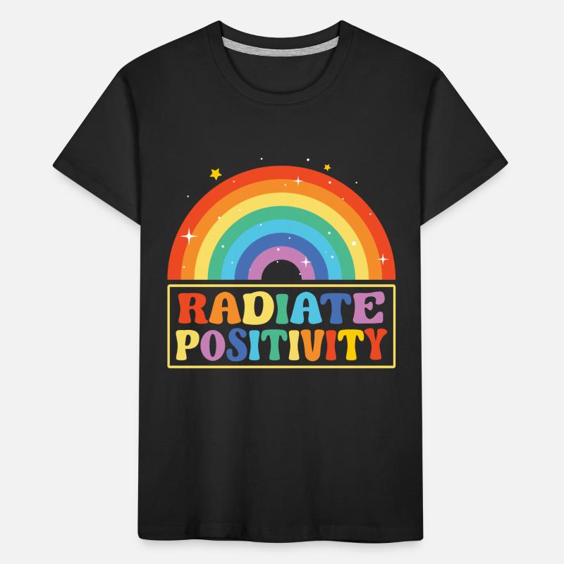 Radiate Positivity Kids' Premium Organic T-Shirt