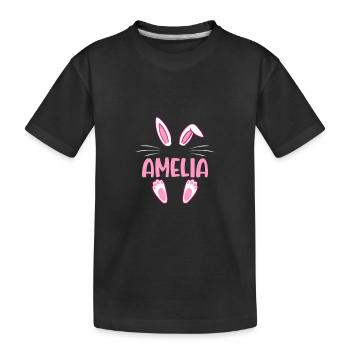 AMELIA Pâques - T-shirt bio Premium Enfant - noir - Devant