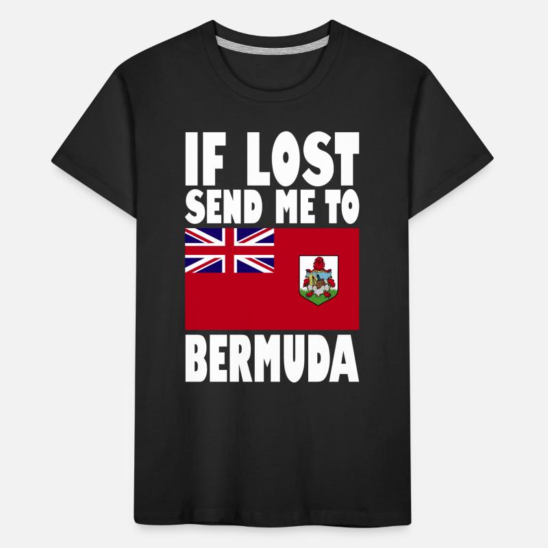 Drapeau des Bermudes T-shirt bio Premium Enfant
