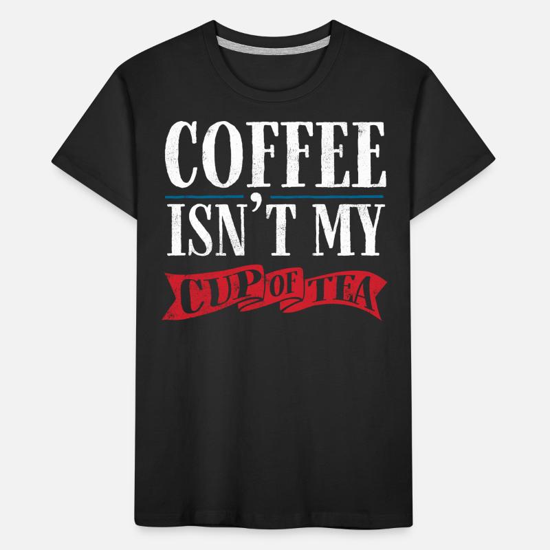 Tea lovers, tea drinkers, tea, tea time Kids' Premium Organic T-Shirt