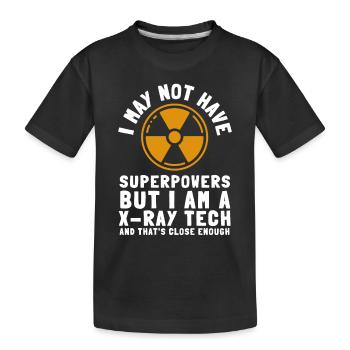 Radiology Tech Radiologist X-Ray Technologist Rad - Kids' Premium Organic T-Shirt - black - Front