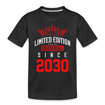 2030 limited edition - Kids' Premium Organic T-Shirt - black - Front