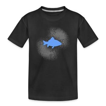 Fish - Kids' Premium Organic T-Shirt - black - Front