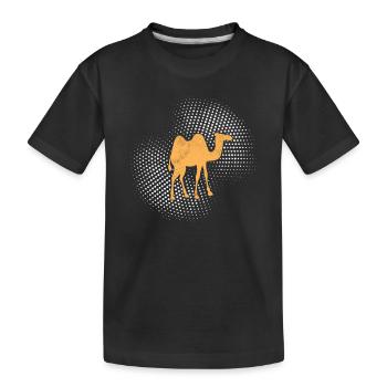 Chameau - T-shirt bio Premium Enfant - noir - Devant