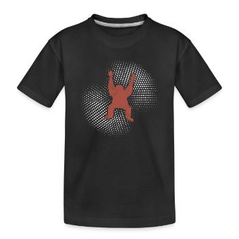 Orang-outan - T-shirt bio Premium Enfant - noir - Devant