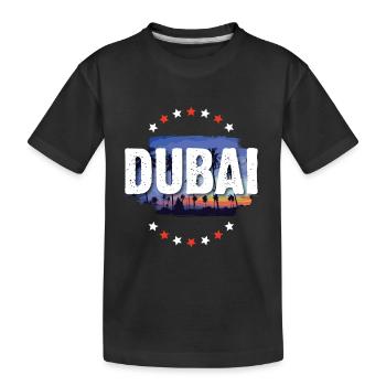 Dubai - Kids' Premium Organic T-Shirt - black - Front