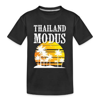 Mode Thaïlande - T-shirt bio Premium Enfant - noir - Devant