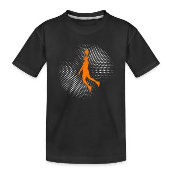 Basket-ball - T-shirt bio Premium Enfant - noir - Devant