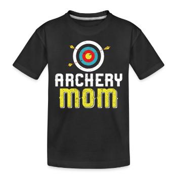 Archer Archer Archer Maman Mère - T-shirt bio Premium Enfant - noir - Devant