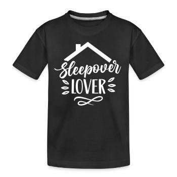 Amoureux de la nuit Nuitée - T-shirt bio Premium Enfant - noir - Devant