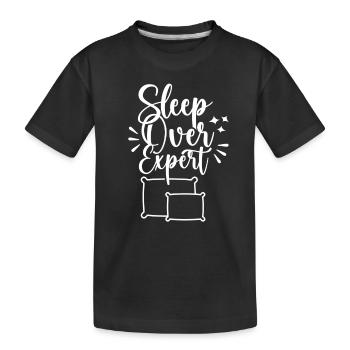 Expert pour les nuitées douces fête nuitée - T-shirt bio Premium Enfant - noir - Devant