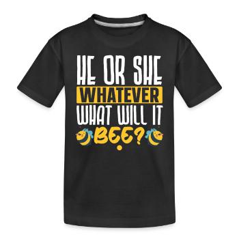 Il ou elle Quoi que ce soit Baby Revea - T-shirt bio Premium Enfant - noir - Devant