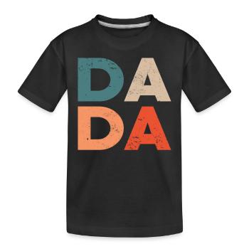 Dad - Kids' Premium Organic T-Shirt - black - Front