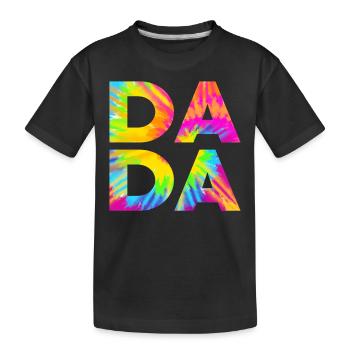 Dad - Kids' Premium Organic T-Shirt - black - Front