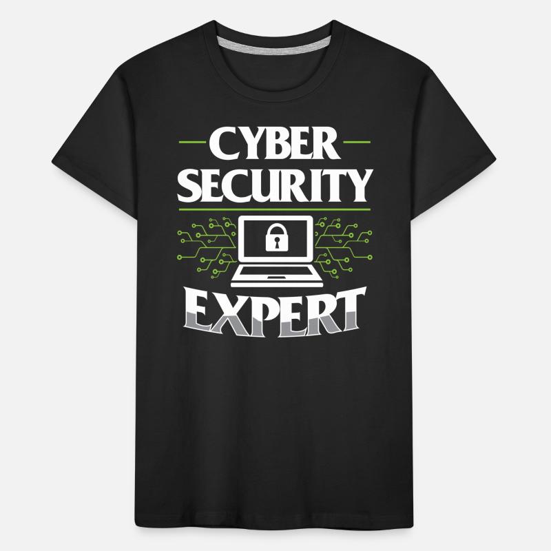 Expert en cybersécurité Hack Hacker Sécurité informatique T-shirt bio Premium Enfant