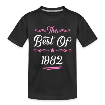 1982 best of - T-shirt bio Premium Enfant - noir - Devant