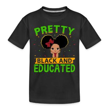 Black History Month Black History American - Kids' Premium Organic T-Shirt - black - Front