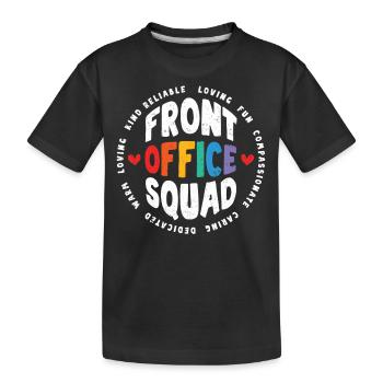 Front Office Cadre - T-shirt bio Premium Enfant - noir - Devant