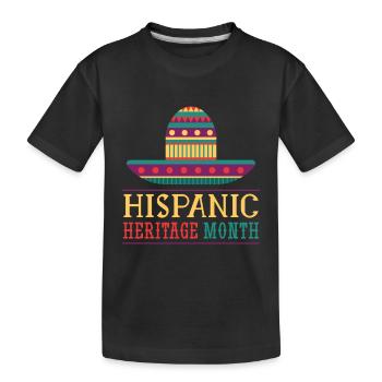 National Hispanic Heritage Month - Kinder Premium Bio T-Shirt - Schwarz - Vorne