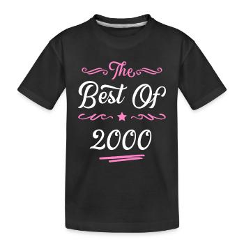 2000 best of - T-shirt bio Premium Enfant - noir - Devant