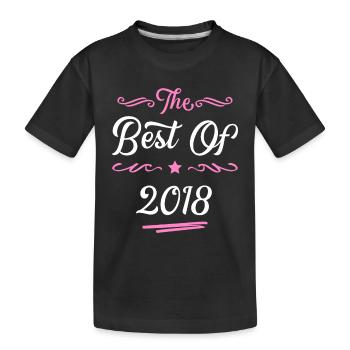 2018 best of - T-shirt bio Premium Enfant - noir - Devant