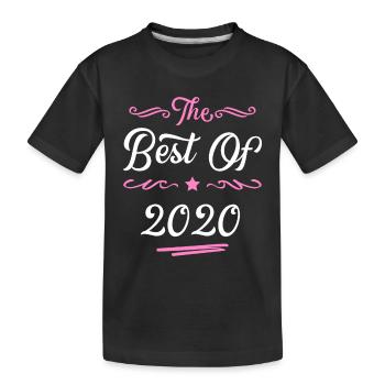 2020 best of - Kinder Premium Bio T-Shirt - Schwarz - Vorne