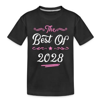 2028 best of - Kids' Premium Organic T-Shirt - black - Front