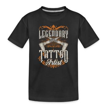 Legendary Tattoo Artist Tattoo Tattoo - Kids' Premium Organic T-Shirt - black - Front