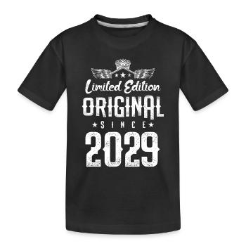 2029 limited edition - Kids' Premium Organic T-Shirt - black - Front