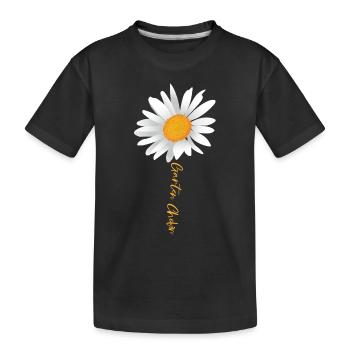 Gartenchefin Gärtner - Kinder Premium Bio T-Shirt - Schwarz - Vorne