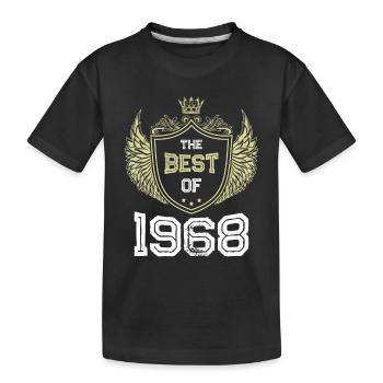 1968 best of - Kinder Premium Bio T-Shirt - Schwarz - Vorne