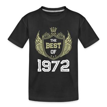 1972 best of - Kinder Premium Bio T-Shirt - Schwarz - Vorne