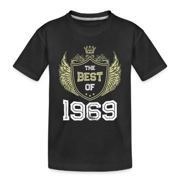 1969 best of - Kids' Premium Organic T-Shirt - black - Front