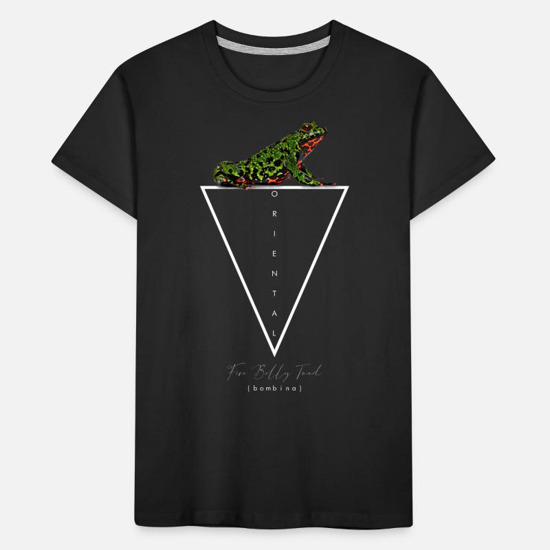 Fire Belly Toad Owner Geometric Kids' Premium Organic T-Shirt