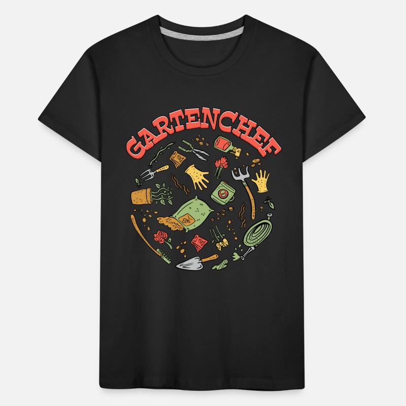 Gartenchef Garten Gärtner Kinder Premium Bio T-Shirt