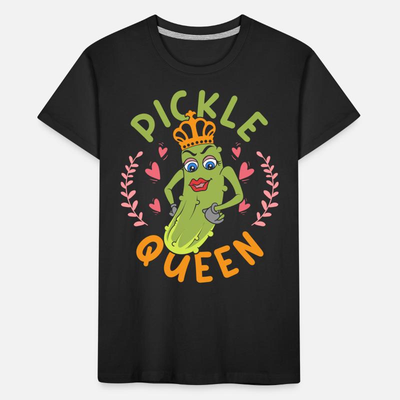 Vegetable Gift Idea Pickle Funny Cucumber Kids' Premium Organic T-Shirt