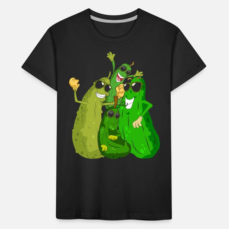 Cornichon Concombre Concombre Légumes Cadeau Concombre T-shirt bio Premium Enfant