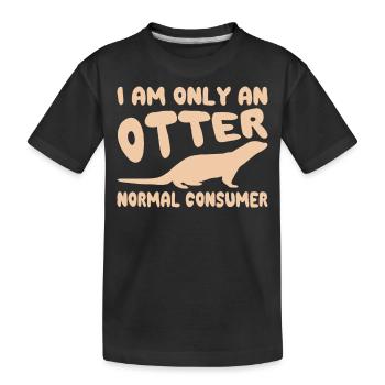 Martre d’eau de loutre Martre Martre Martre - T-shirt bio Premium Enfant - noir - Devant