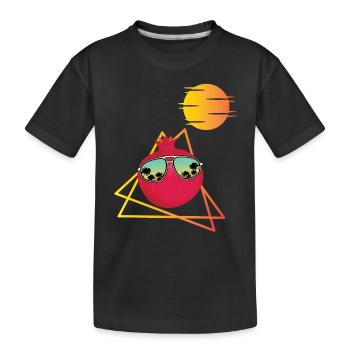 Grenade années 80 - T-shirt bio Premium Enfant - noir - Devant