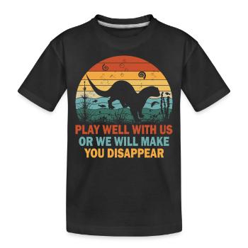 Martre d’eau de loutre Martre Martre Martre - T-shirt bio Premium Enfant - noir - Devant