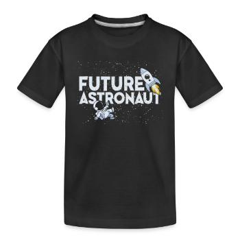 Astronaute De la navette spatiale Planet Spacecraft - T-shirt bio Premium Enfant - noir - Devant