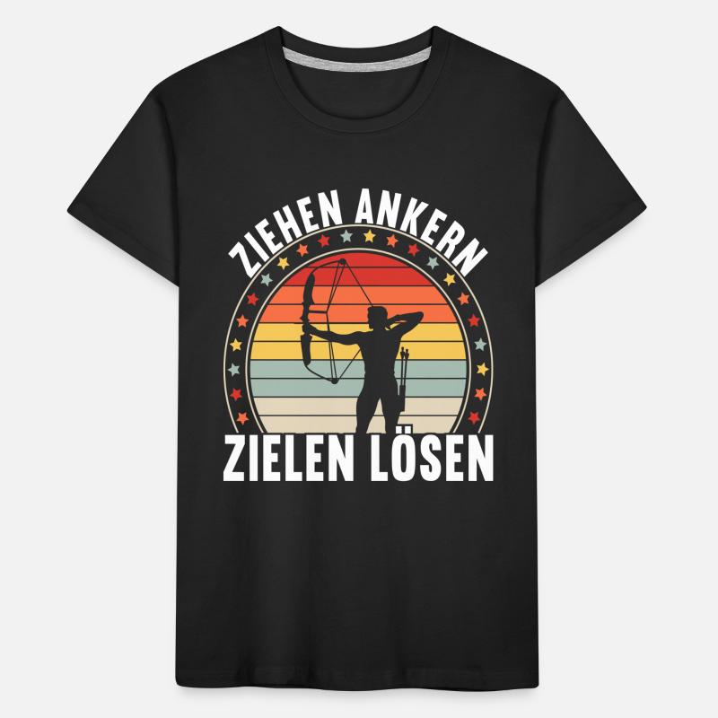 Bogenschießen Bogenschütze Arrow Kinder Premium Bio T-Shirt