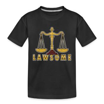 Lawyer Lawyer Legal Advice Law - Kids' Premium Organic T-Shirt - black - Front