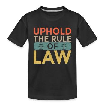 Lawyer Lawyer Legal Advice Law - Kids' Premium Organic T-Shirt - black - Front