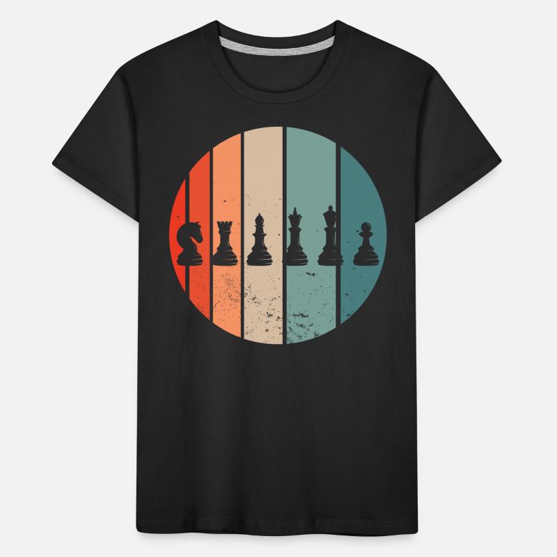 Chess Chess Pieces Chess Kids' Premium Organic T-Shirt