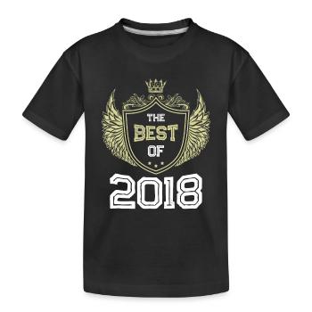 2018 best of - T-shirt bio Premium Enfant - noir - Devant